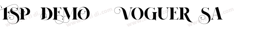 FSP DEMO   Voguer Sa字体转换